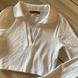 Zara cropped long sleeve
